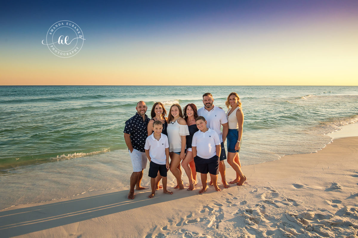 30A Sunset Family Beach Session – Ducote Family